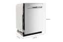 24” Top Control Dishwasher with Dual Power Filtration, PowerBlast® Cycle and 3rd Level Rack - 47 dBA view 10