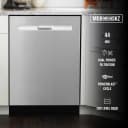 Front control dishwasher with Third Level Rack and Dual Power filtration view 6