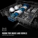 Front control dishwasher with Third Level Rack and Dual Power filtration view 4