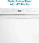 MDF18A1AWW Built-in Dishwasher with 8 Place Settings, 6 Washing Programs, Stainless Steel Tub, Heated Dry view 3