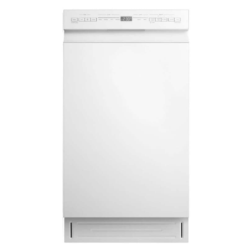 MDF18A1AWW Built-in Dishwasher with 8 Place Settings, 6 Washing Programs, Stainless Steel Tub, Heated Dry