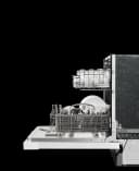 24" Front Control Dishwasher, 52 dBA, Hybrid Tub view 6