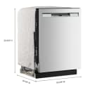 Front Control Dishwasher with PowerBlast® cycle and Heated Dry view 3
