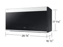 Bespoke Over-the-Range Microwave Auto Connectivity | Wi-Fi | 2.1 cu.ft. view 2
