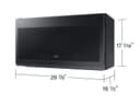2.1 cu. ft. Over-the-Range Microwave with Wi-Fi in Matte Black Steel view 10