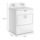 Top Load Electric Wrinkle Prevent Dryer - 7.0 cu. ft. view 8