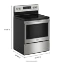 30-inch Wide Electric Range with Steam Clean - 5.3 cu. ft. view 27