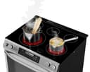 Smart 30-in 5 Burners 6.3-cu ft Self-Cleaning Air Fry Convection Oven Slide-in Electric Range (Stainless Steel) view 3