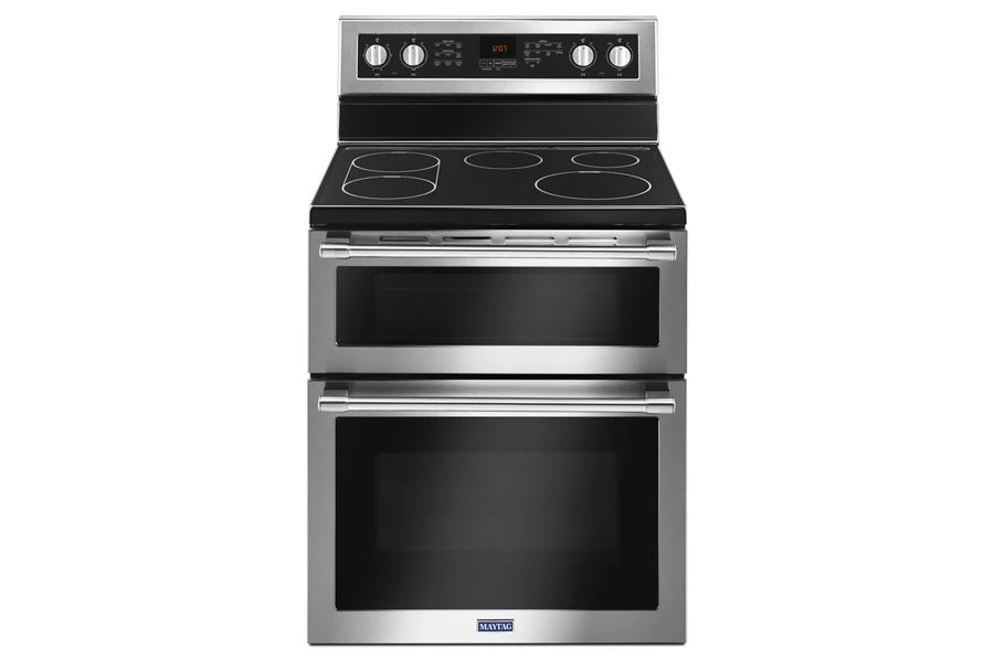 Maytag 30" Wide Double Oven Electric Range With True Convection - 6.7 Cu. Ft.