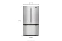 36- Inch Wide Counter Depth French Door Refrigerator - 20 Cu. Ft. view 8