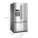 36-Inch Wide French Door Refrigerator with PowerCold® Feature - 25 Cu. Ft view 7