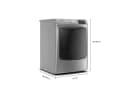 Front Load Gas Dryer with Extra Power and Quick Dry cycle - 7.3 cu. ft. view 5