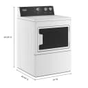 Commercial-Grade Residential Gas Dryer - 7.4 cu. ft. view 6