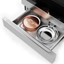 Smart 30-in 5 Burners 6.1-cu ft Self-Cleaning Air Fry Convection Oven Slide-in Gas Range (Stainless Steel) view 2