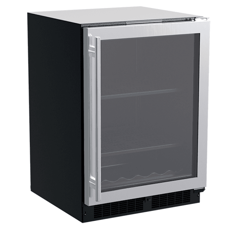 24-In Built-In Beverage Center With Wine Cradle