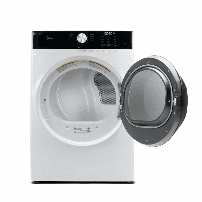 8.0 Cu. Ft. Capacity Front Load Electric Dryer White