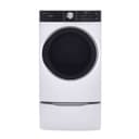 8.0 Cu. Ft. Capacity Front Load Electric Dryer White view 11