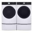 8.0 Cu. Ft. Capacity Front Load Electric Dryer White view 12