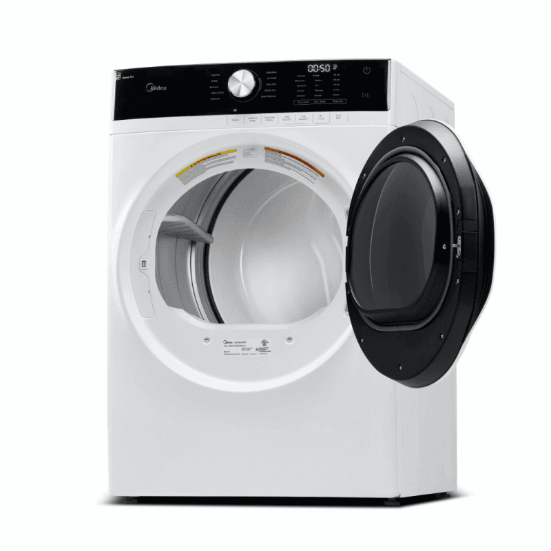 8.0 Cu. Ft. Capacity Front Load Gas Dryer White