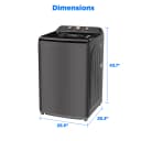 4.1 cu. ft. Top Load Washer (Metallic Grey) view 9