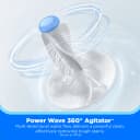 4.4 cu. ft. Smart Top Load Washer with Power Wave 360° Agitator™ (Metallic Grey) view 8