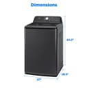 4.4 cu. ft. Smart Top Load Washer with Power Wave 360° Agitator™ (Metallic Grey) view 9