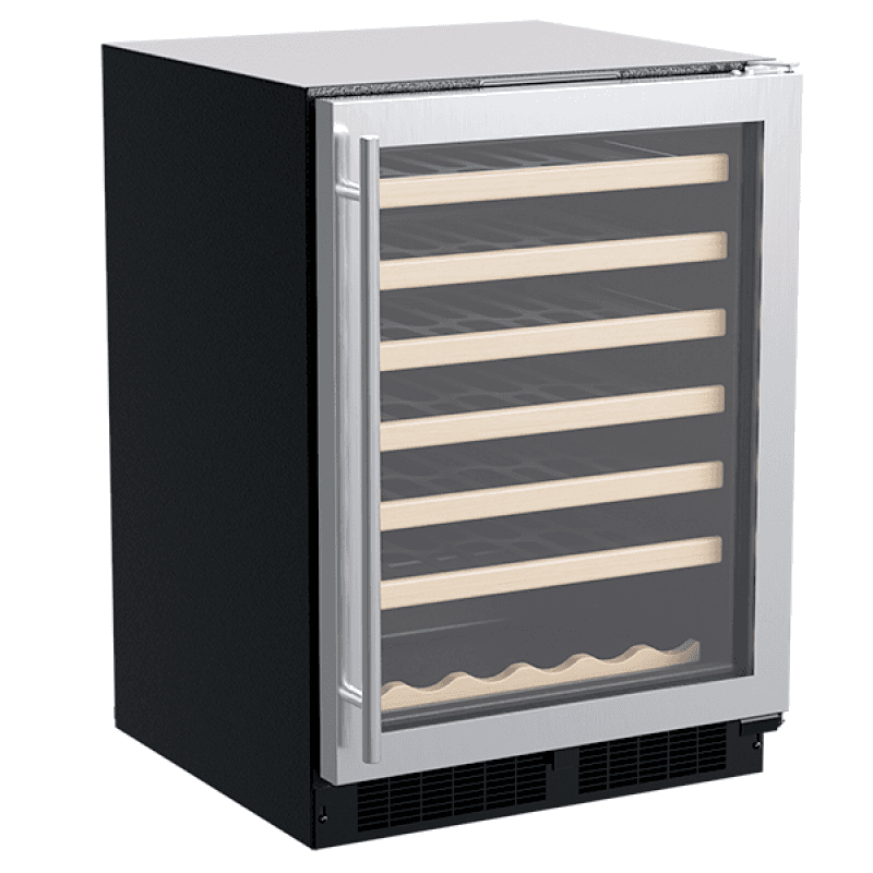 24-In Built-In Single Zone Wine Refrigerator With Wine Cradle