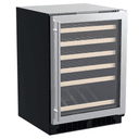 24-In Built-In High-Efficiency Single Zone Wine Refrigerator With Display Rack view 1