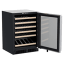 24-In Built-In High-Efficiency Single Zone Wine Refrigerator With Display Rack view 2