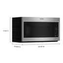Over-The-Range Microwave with Non-Stick Interior Coating - 1.7 Cu. Ft. view 9