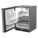 24-In Outdoor Built-In Refrigerator With Door Storage And Maxstore Bin - LEFT view 2