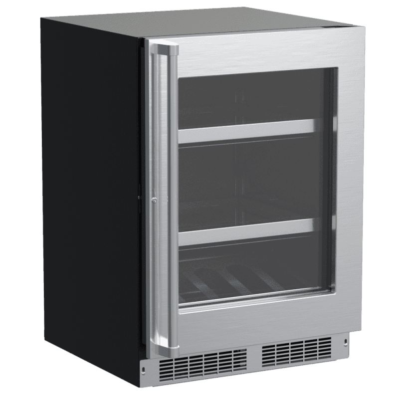 24-In Professional Built-In Beverage Center With Reversible Hinge