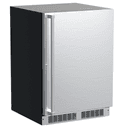24-In Professional Built-In Refrigerator Freezer With Crescent Ice Maker view 1