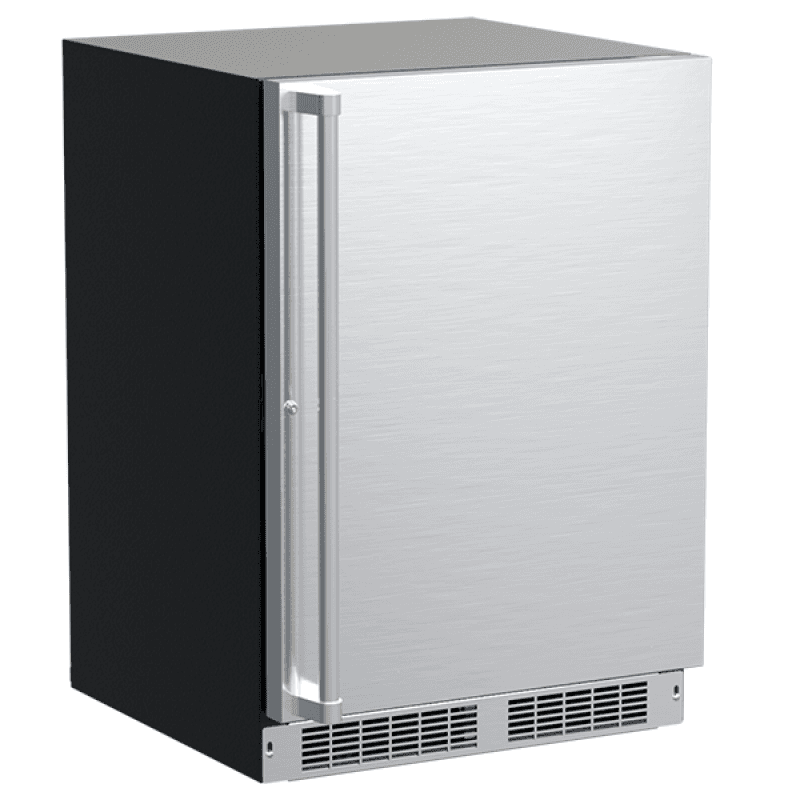 24-In Professional Built-In Refrigerator Freezer With Crescent Ice Maker