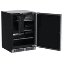 24-In Professional Built-In Refrigerator Freezer With Crescent Ice Maker view 2