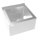 12 in. Stainless Steel Commercial Floor Mop Sink with Deep Basin, Bowl Size 19"x 22"x 12 view 3