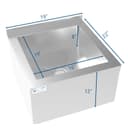 12 in. Stainless Steel Commercial Floor Mop Sink with Deep Basin, Bowl Size 19"x 22"x 12 view 5