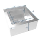 13 in. Commercial Floor Mop Sink with Deep Basin, Bowl size 24"x 24"x 13 view 8
