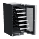 15-In Professional Built-In Single Zone Wine Refrigerator With Reversible Hinge view 2