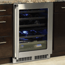 24-In Professional Built-In Dual Zone Wine Refrigerator view 3