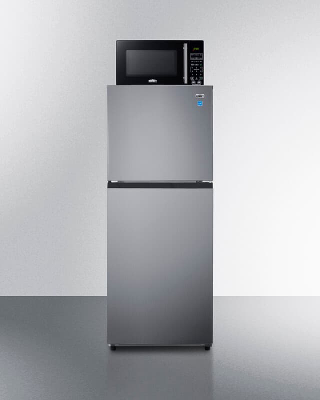 Microwave/Refrigerator-Freezer Combination with Allocator