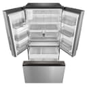 29.3 Cu. Ft. Standard Depth Dual Ice 3-Door French Door Refrigerator view 4