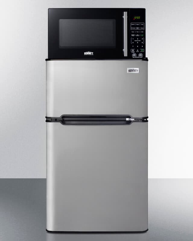 Microwave/Refrigerator-Freezer Combination with Allocator