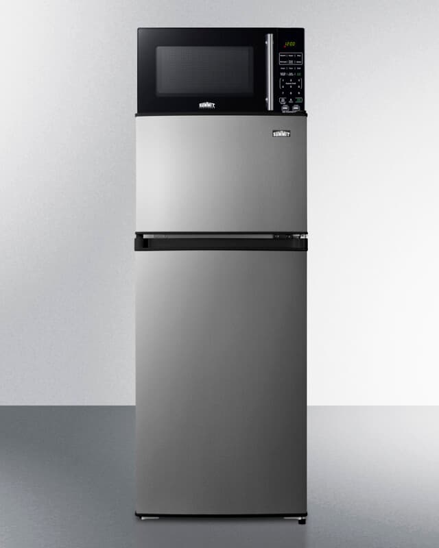 Microwave/Refrigerator-Freezer Combination with Allocator
