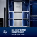 36-inch Wide Counter-Depth Side-by-Side Refrigerator with Arctic Blue Interior - 20.8 Cu. Ft. view 6