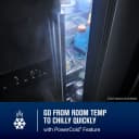 36-inch Wide Full-Depth Side-by-Side Refrigerator with Arctic Blue Interior - 28.7 Cu. Ft. view 4