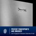 36-inch Wide Full-Depth Side-by-Side Refrigerator with Arctic Blue Interior - 28.7 Cu. Ft. view 7