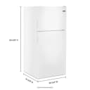 30-Inch Wide Top Freezer Refrigerator with PowerCold® Feature- 18 Cu. Ft. view 5