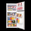 14 CF Top Mount Refrigerator, Glass Shelves, Ice Maker Ready, ESTAR view 5