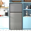 18 CF Top Mount Refrigerator, Glass Shelves, Ice Maker Ready, ESTAR view 6
